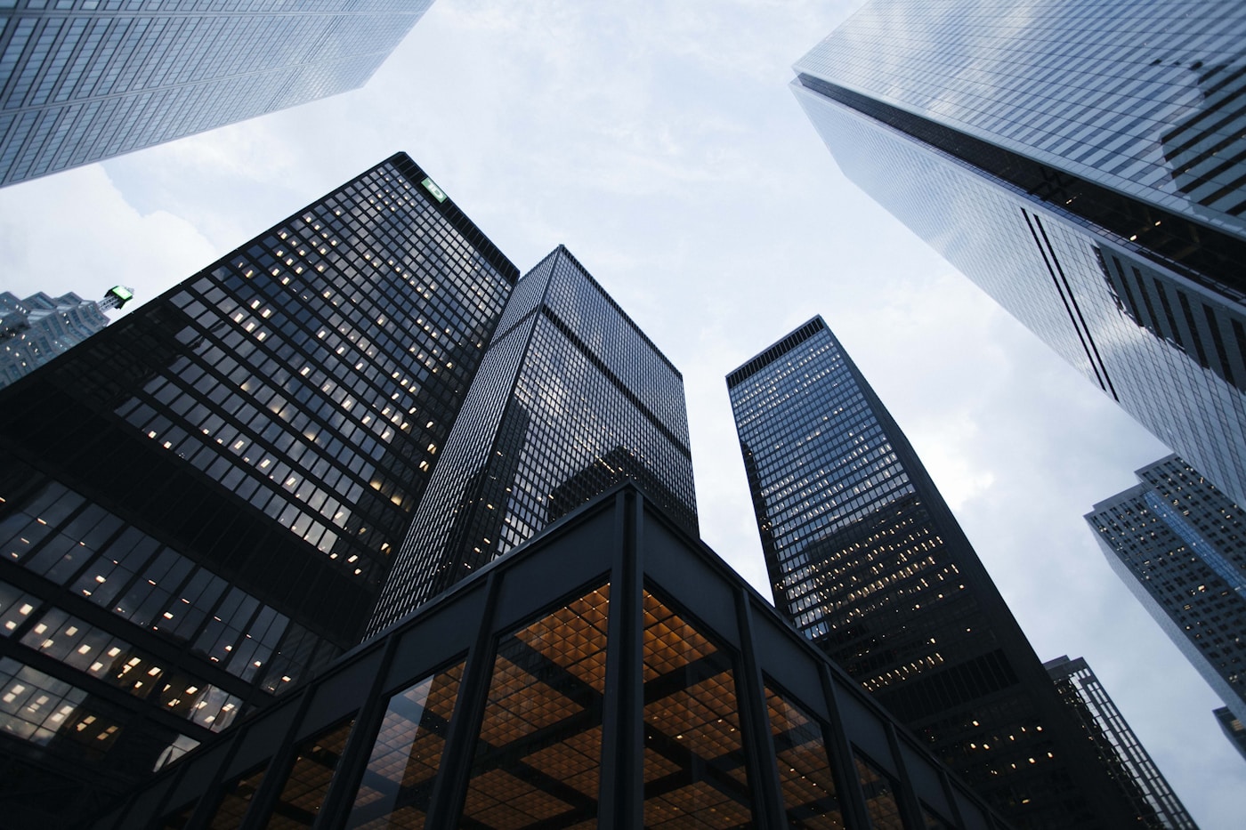 Global business skyline